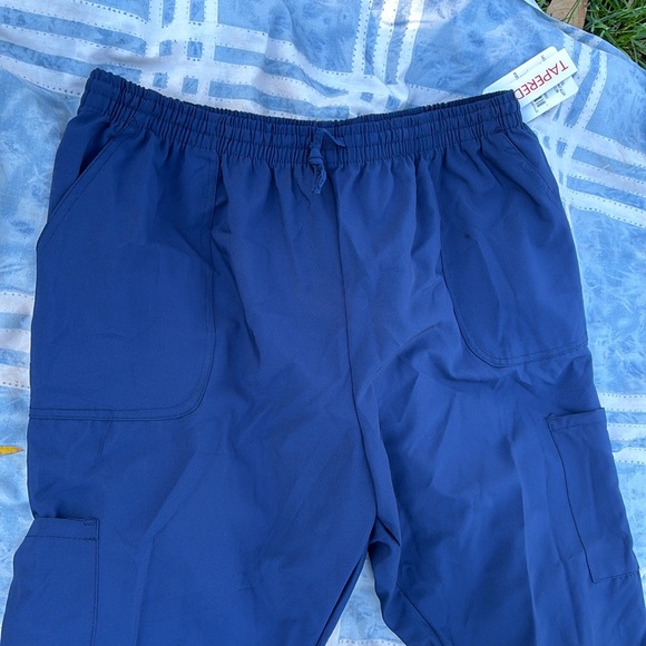 NWT Scrubaid Blue Tapered Fit Four Way Stretch Scrub Pants Nursing Uniform 2XL - Picture 14 of 16